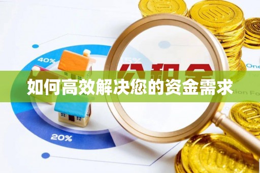 安陆如何高效解决您的资金需求
